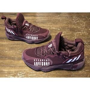 adidas Damian Lillard Dolla EXT/PLY Opponent Advisory Maroon Men’s Size 8.5 READ